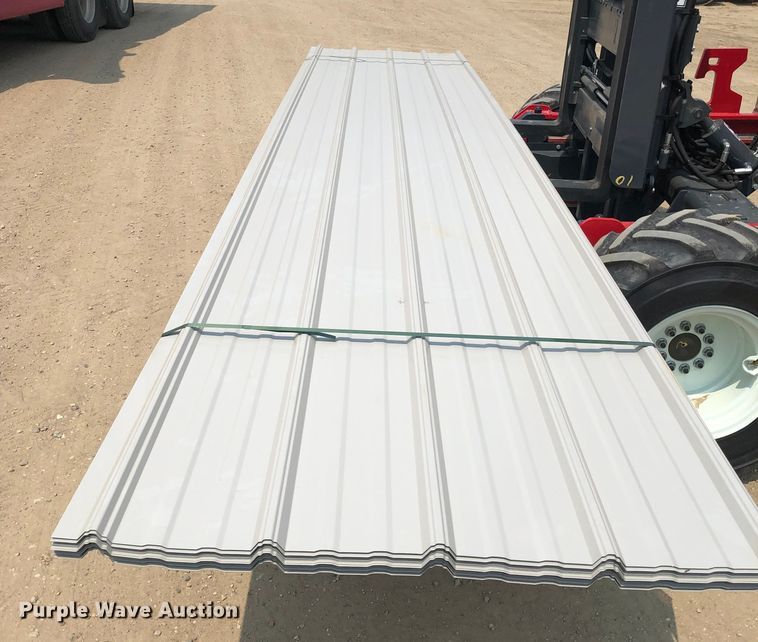 image for item G1829 (40) sheets of metal siding/roofing