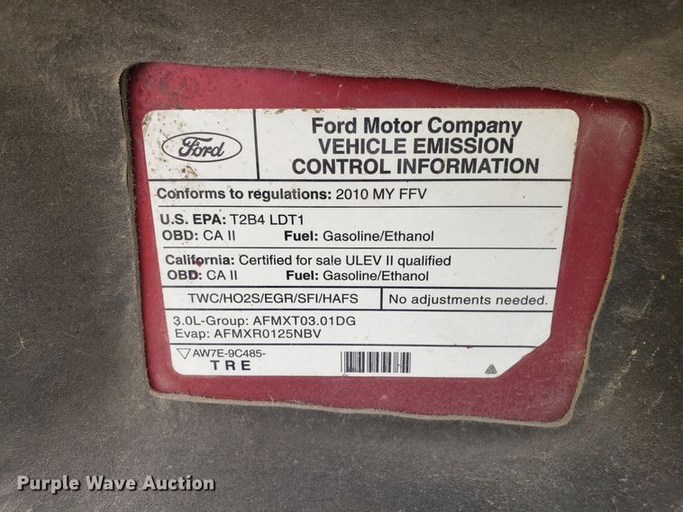 image for item GA9267 2010 Ford Escape SUV