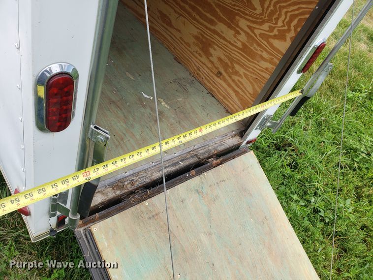 image for item GA9268 2012 Arising Industries enclosed cargo trailer