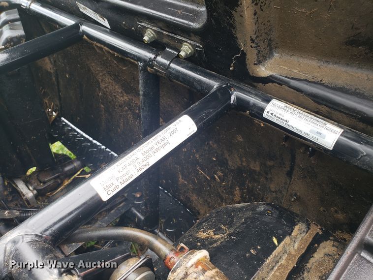 image for item GA9269 2007 Kawasaki Mule 610 utility vehicle