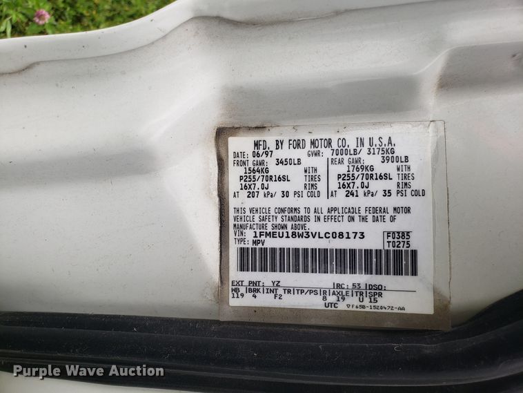 image for item GA9270 1997 Ford Expedition SUV