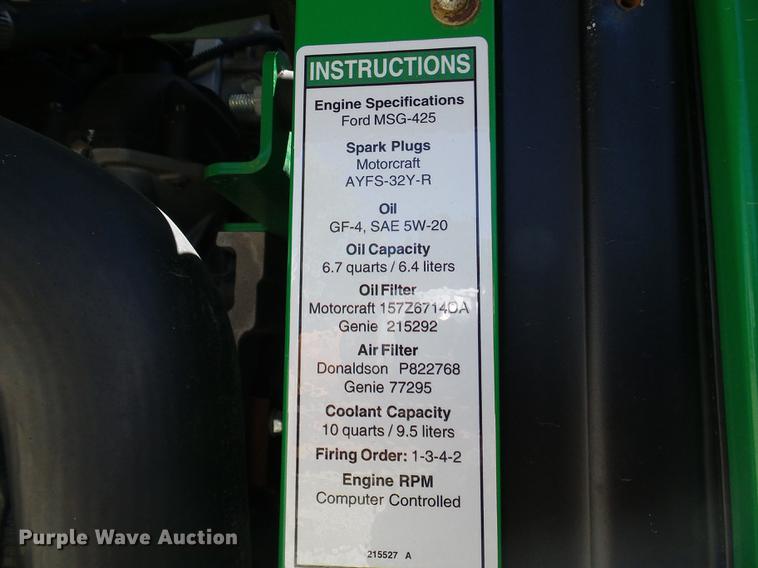 image for item DB2200 2018 Genie S-60X boom lift