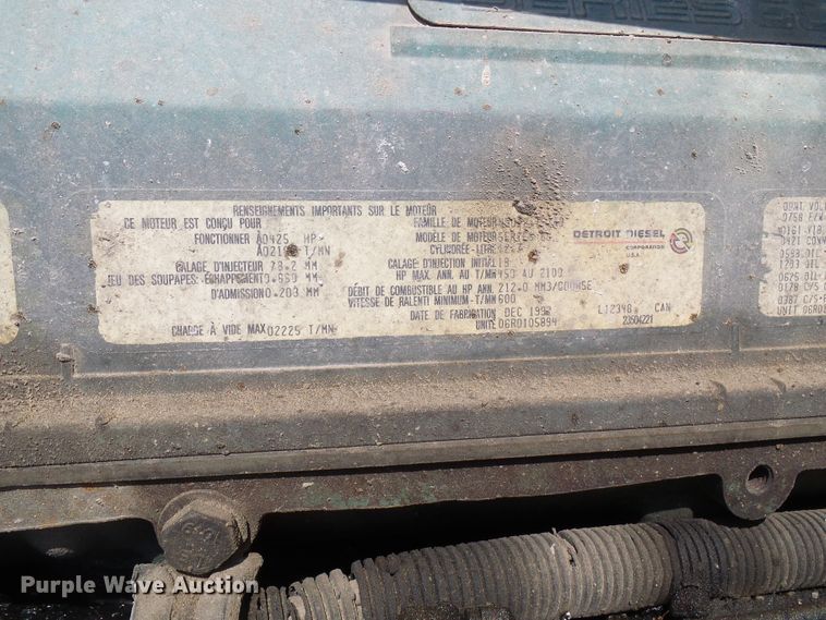 image for item DB2220 1993 Freightliner FLD dump truck