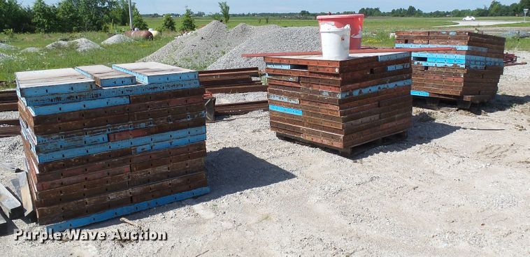image for item DB2227 (3) pallets of Simon concrete forms