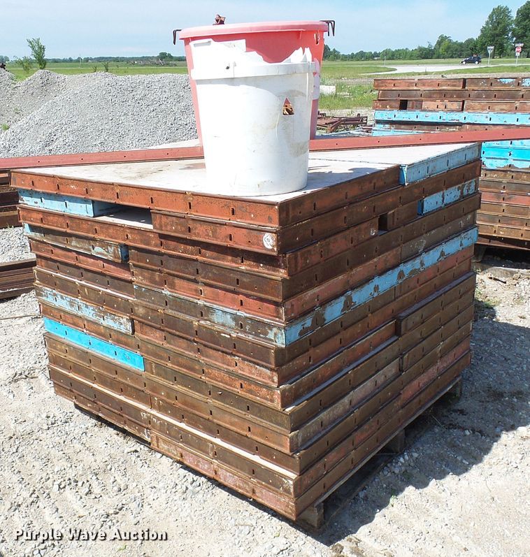 image for item DB2227 (3) pallets of Simon concrete forms