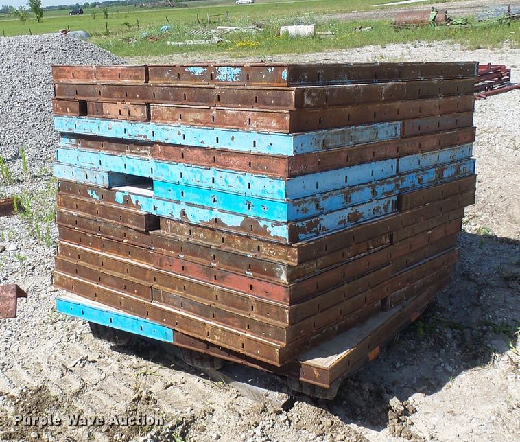 image for item DB2227 (3) pallets of Simon concrete forms
