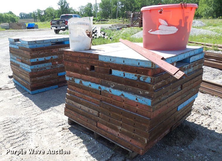 image for item DB2227 (3) pallets of Simon concrete forms