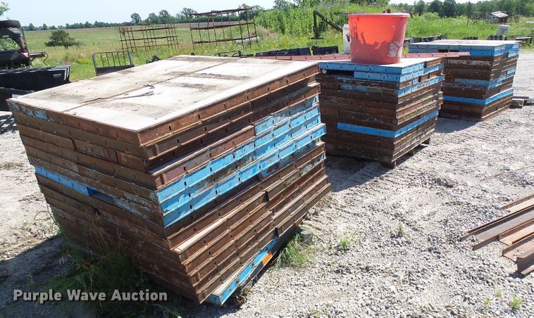 image for item DB2227 (3) pallets of Simon concrete forms