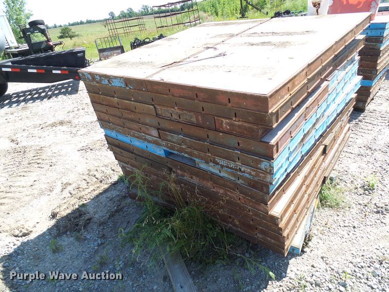 image for item DB2227 (3) pallets of Simon concrete forms