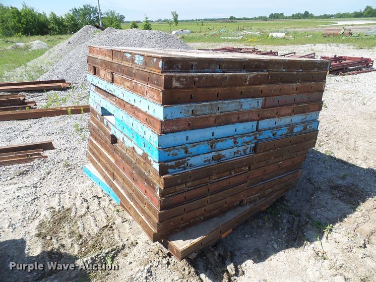 image for item DB2227 (3) pallets of Simon concrete forms