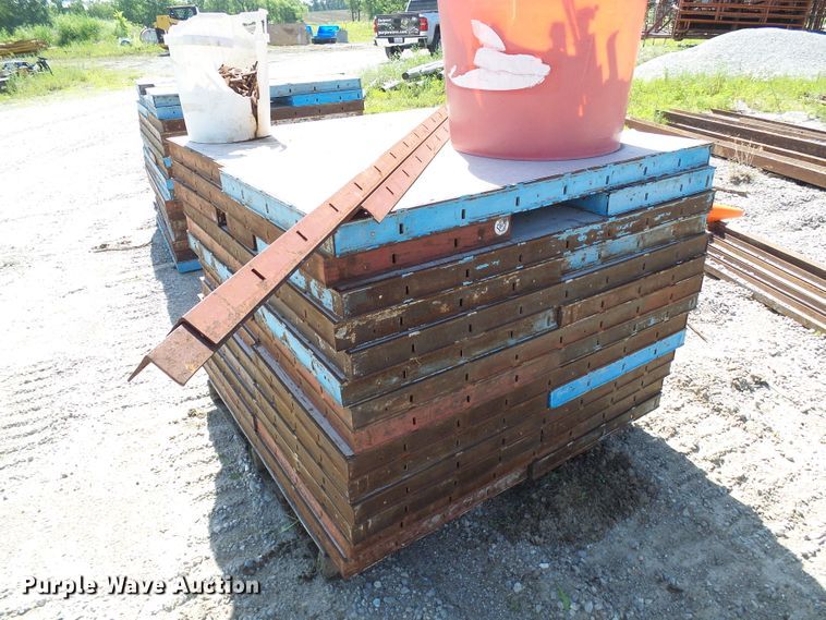 image for item DB2227 (3) pallets of Simon concrete forms