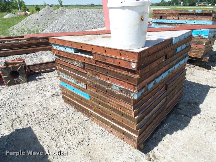 image for item DB2227 (3) pallets of Simon concrete forms