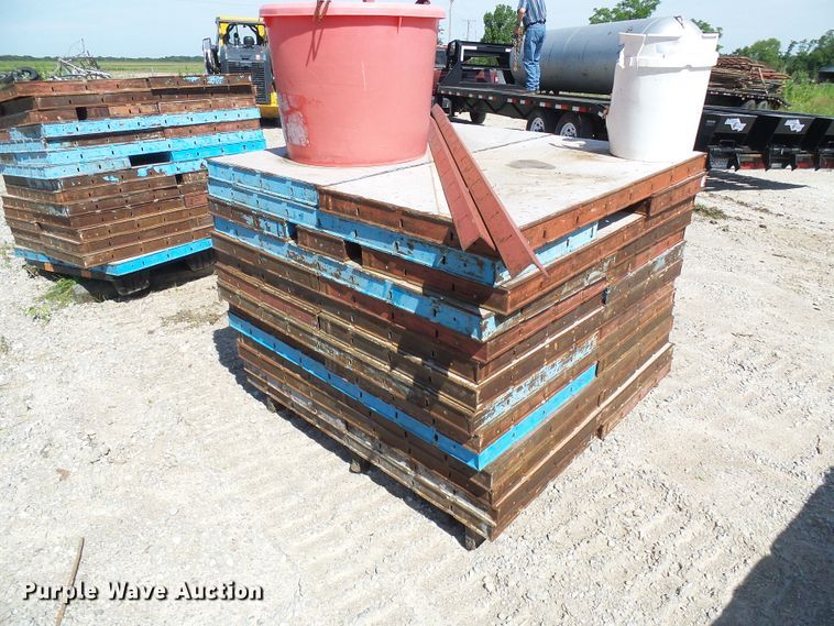 image for item DB2227 (3) pallets of Simon concrete forms