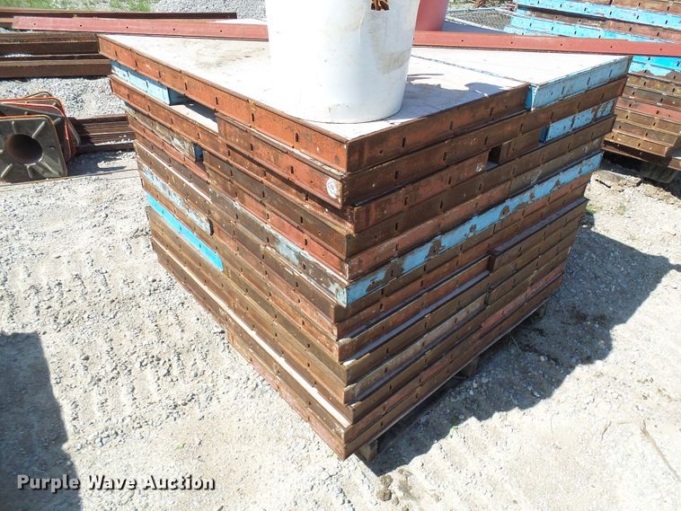 image for item DB2227 (3) pallets of Simon concrete forms