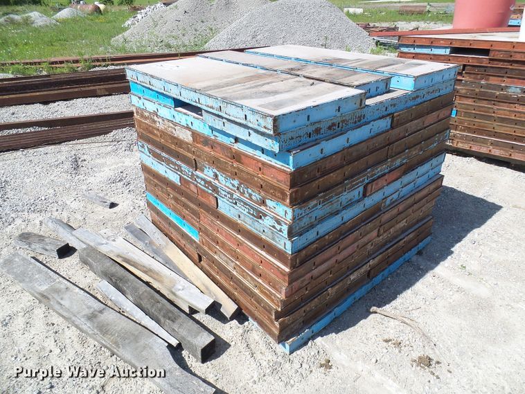 image for item DB2227 (3) pallets of Simon concrete forms
