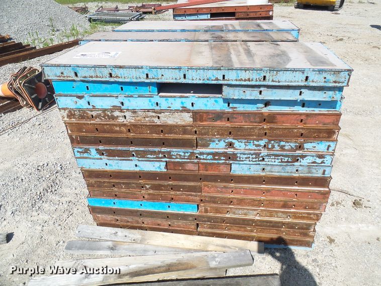 image for item DB2227 (3) pallets of Simon concrete forms