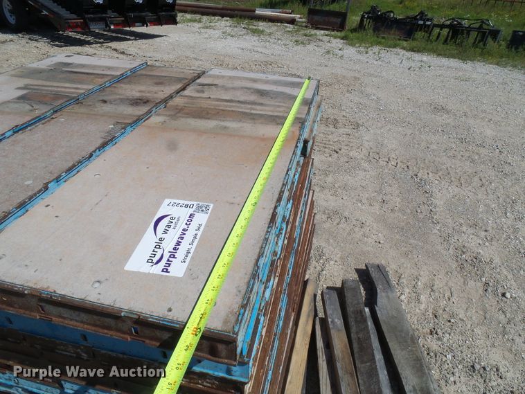 image for item DB2227 (3) pallets of Simon concrete forms