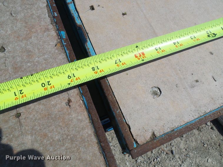 image for item DB2227 (3) pallets of Simon concrete forms