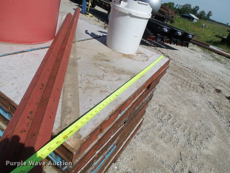 image for item DB2227 (3) pallets of Simon concrete forms