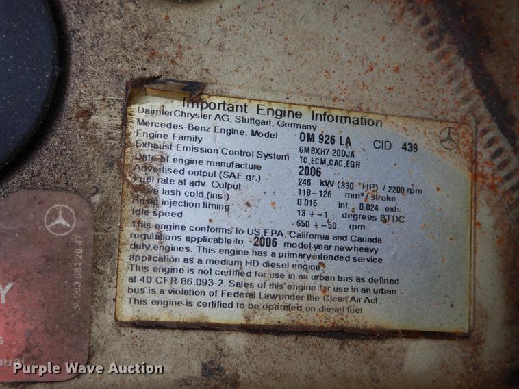 image for item DC4547 2007 Sterling L8500 hook truck with three beds