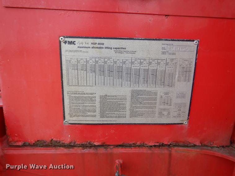 image for item DC4553 1981 Link Belt HSP-8040 crane