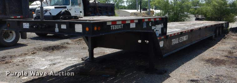 image for item DD6185 2008 Trail-Eze TE80XT53 drop deck equipment trailer
