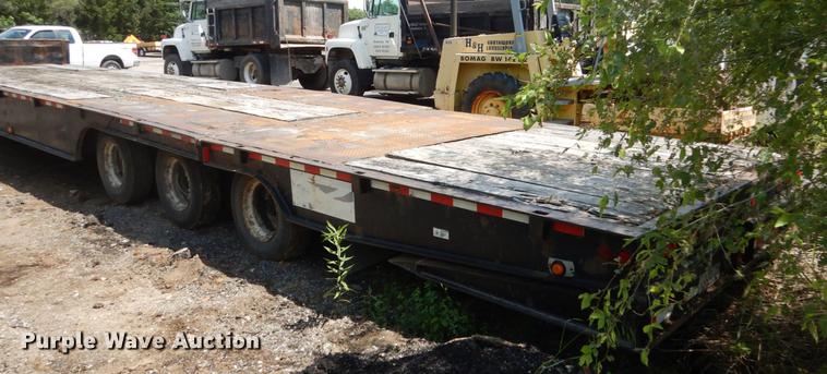 image for item DD6185 2008 Trail-Eze TE80XT53 drop deck equipment trailer