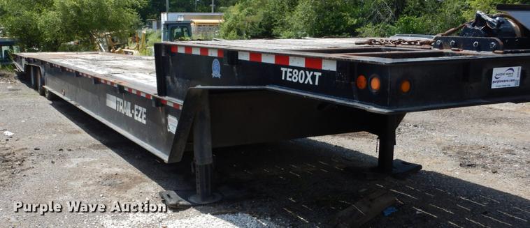 image for item DD6185 2008 Trail-Eze TE80XT53 drop deck equipment trailer