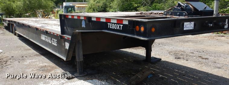 image for item DD6185 2008 Trail-Eze TE80XT53 drop deck equipment trailer