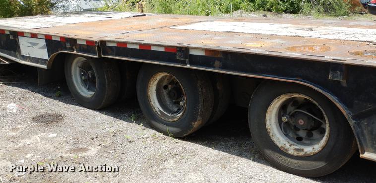 image for item DD6185 2008 Trail-Eze TE80XT53 drop deck equipment trailer