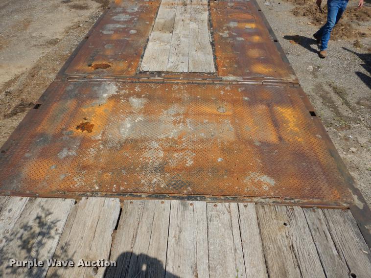 image for item DD6185 2008 Trail-Eze TE80XT53 drop deck equipment trailer