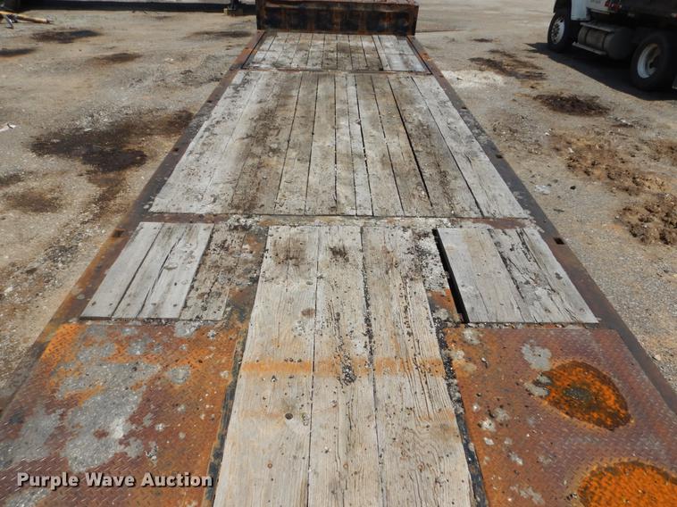 image for item DD6185 2008 Trail-Eze TE80XT53 drop deck equipment trailer