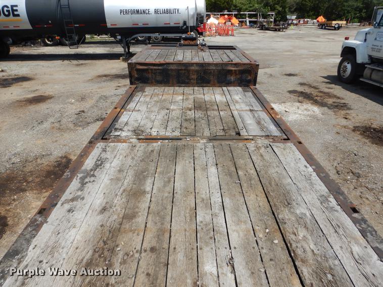 image for item DD6185 2008 Trail-Eze TE80XT53 drop deck equipment trailer