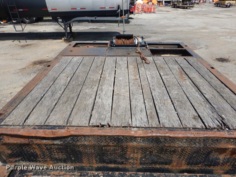 image for item DD6185 2008 Trail-Eze TE80XT53 drop deck equipment trailer