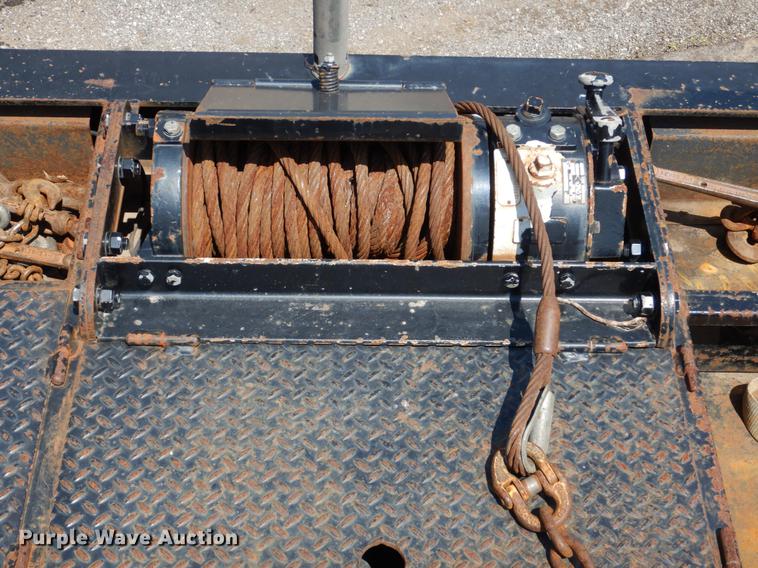 image for item DD6185 2008 Trail-Eze TE80XT53 drop deck equipment trailer