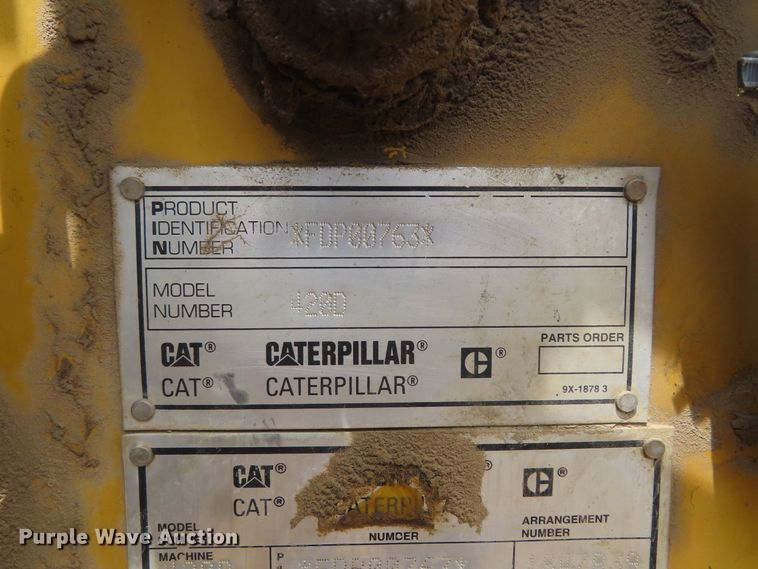 image for item DD6188 2001 Caterpillar 420D backhoe