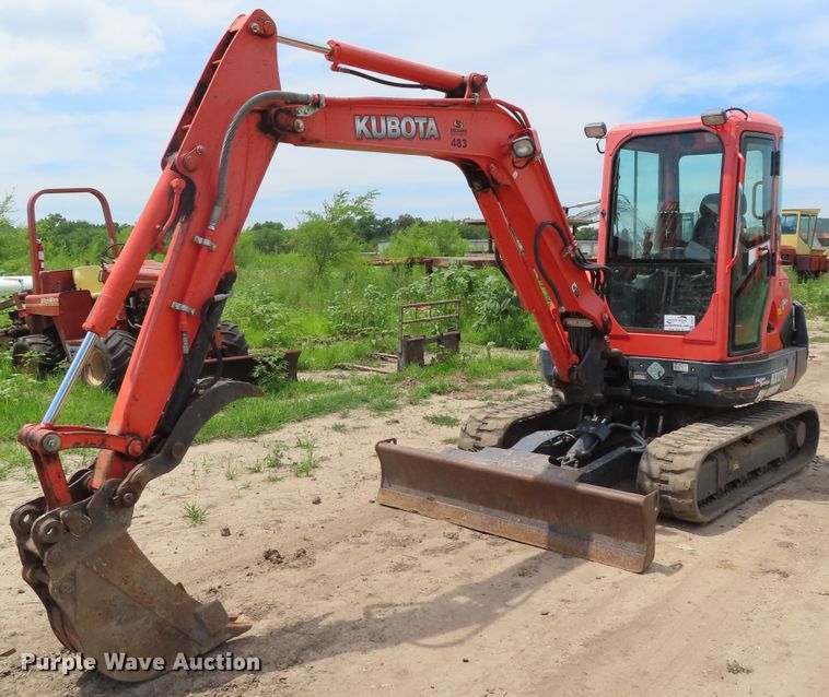 image for item DD6191 2010 Kubota KX121-3ST mini excavator