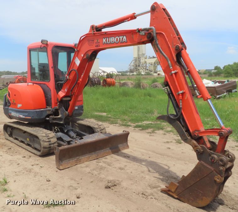 image for item DD6191 2010 Kubota KX121-3ST mini excavator