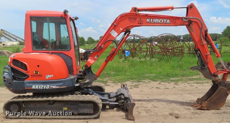 image for item DD6191 2010 Kubota KX121-3ST mini excavator
