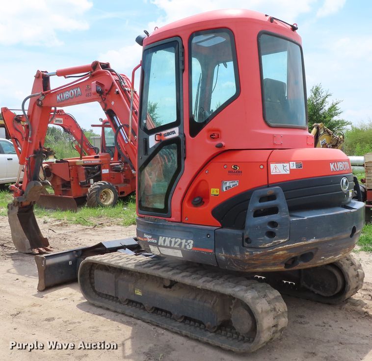 image for item DD6191 2010 Kubota KX121-3ST mini excavator