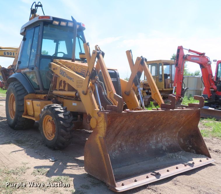 image for item DD6193 1997 Case 580 Super L backhoe
