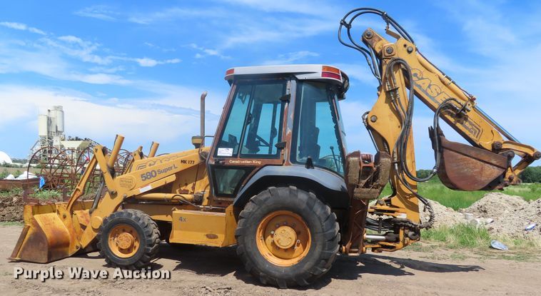 image for item DD6193 1997 Case 580 Super L backhoe