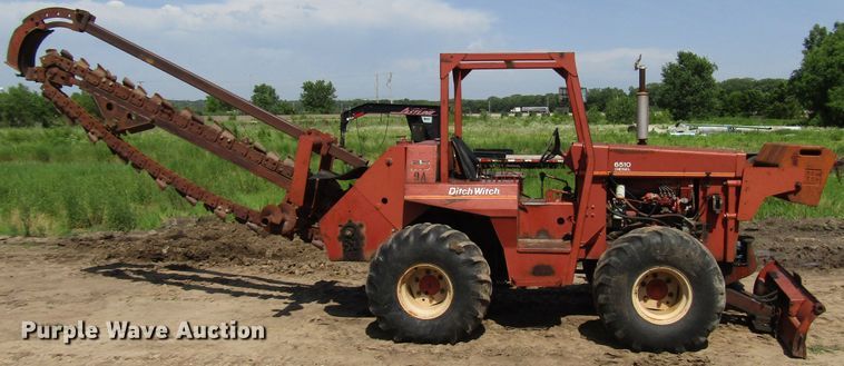 image for item DD6196 1982 Ditch Witch 6510DD trencher