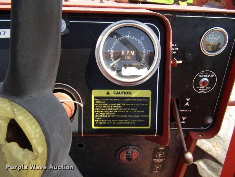image for item DD6196 1982 Ditch Witch 6510DD trencher