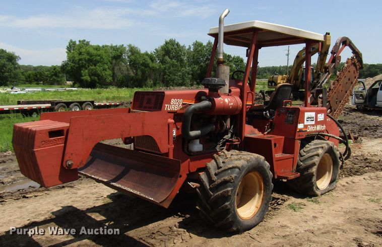 image for item DD6199 1998 Ditch Witch 8020 Turbo trencher