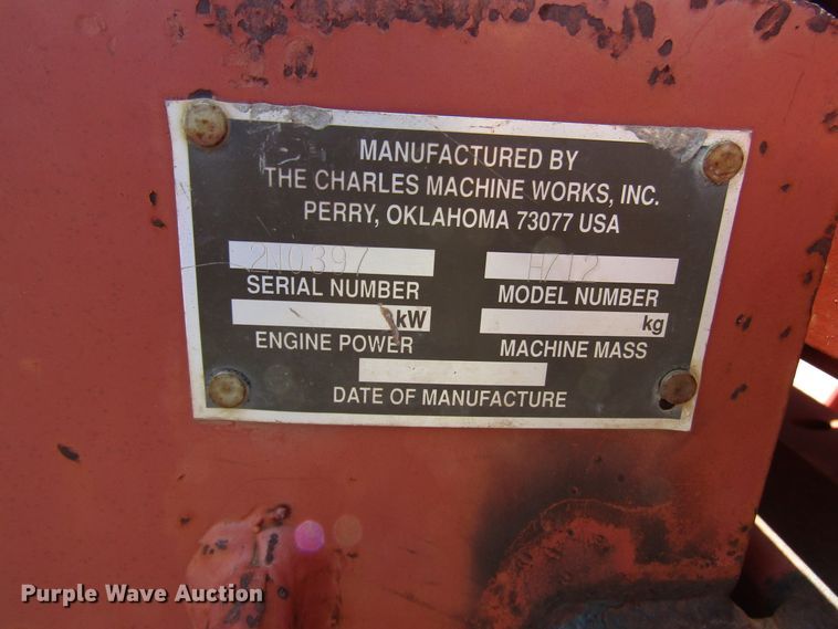 image for item DD6199 1998 Ditch Witch 8020 Turbo trencher