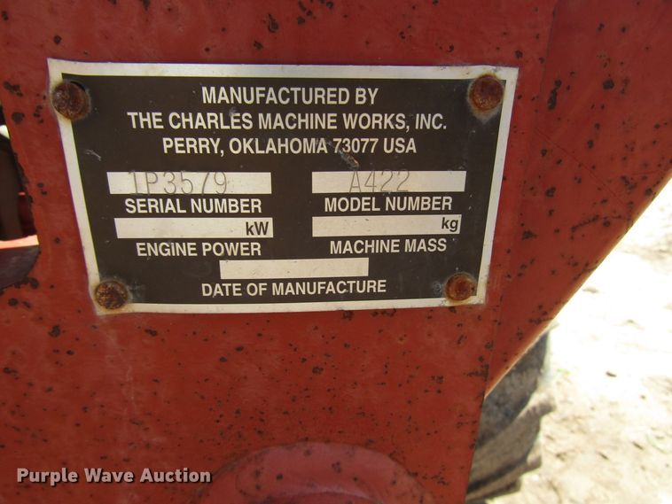 image for item DD6200 1996 Ditch Witch 4500DD trencher