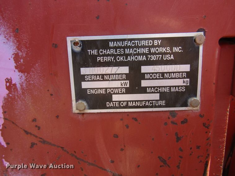 image for item DD6200 1996 Ditch Witch 4500DD trencher