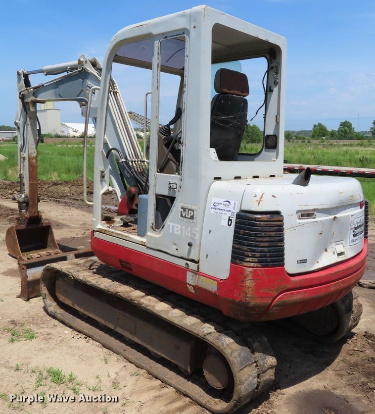 image for item DD6201 2000 Takeuchi TB145 mini excavator