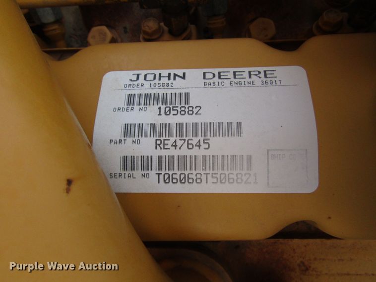 image for item DD6204 1995 John Deere 690E LC excavator